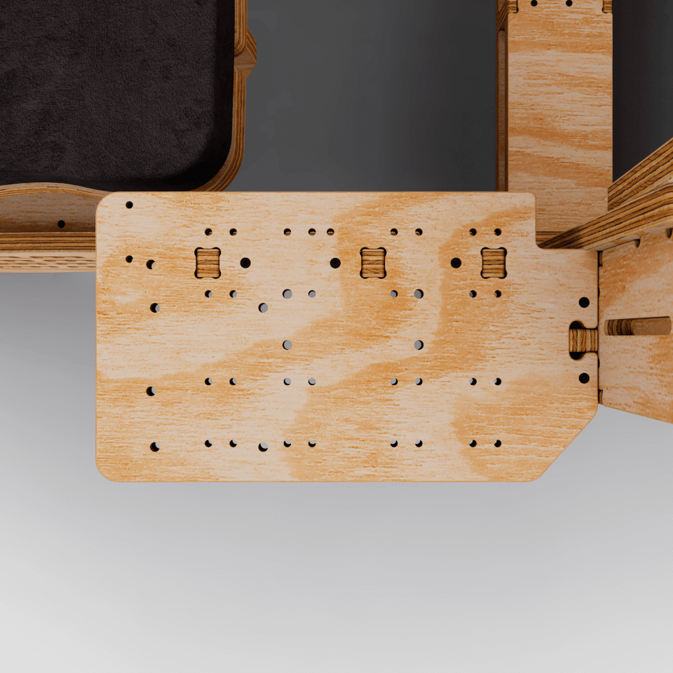 Soporte freno y cambios WR-1