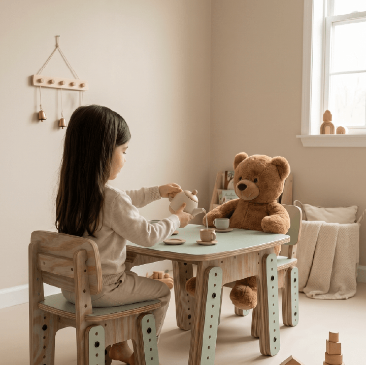 Mesa Montessori: qué es y cómo elegir la altura correcta