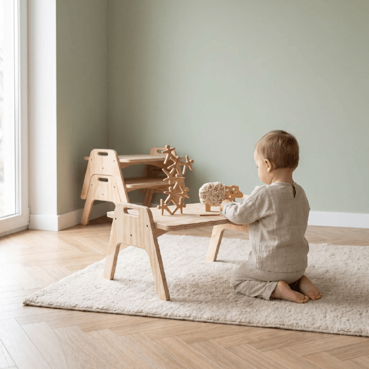 Desde que se sienta solo: cuándo sentar al bebé en su silla