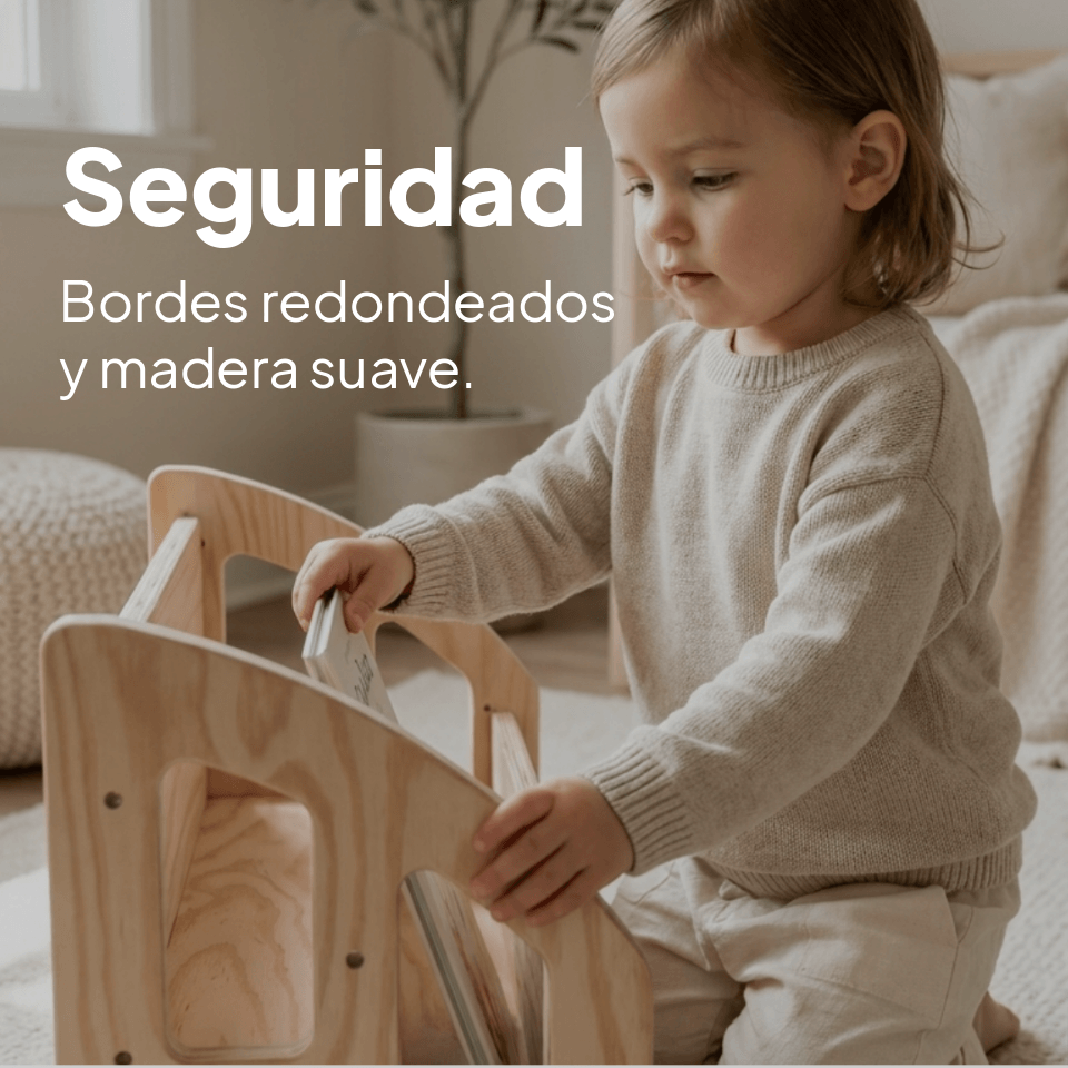 Librero Montessori 2 Niveles