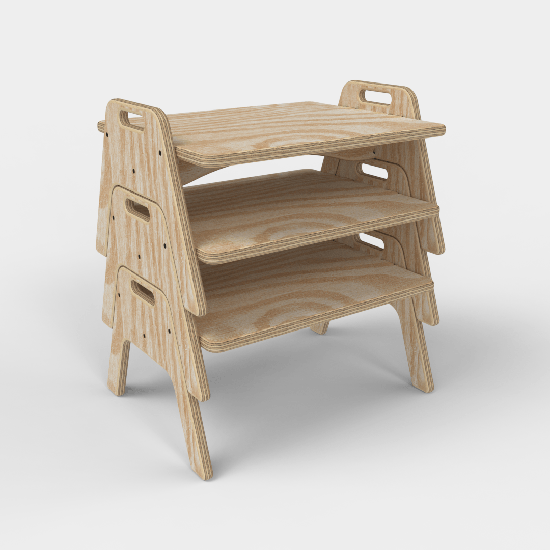 Mesa de piso apilable para niños Pampa