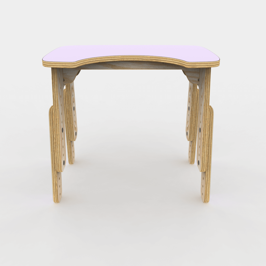 Mesa infantil reni escotadura Uva