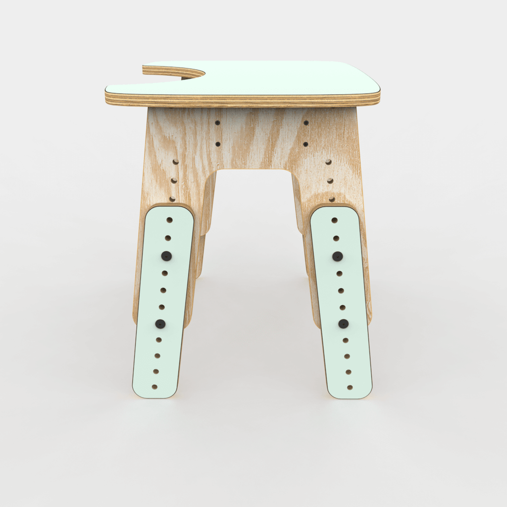 Mesa infantil reni escotadura Menta