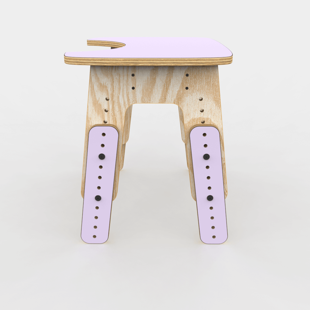 Mesa infantil reni escotadura Uva