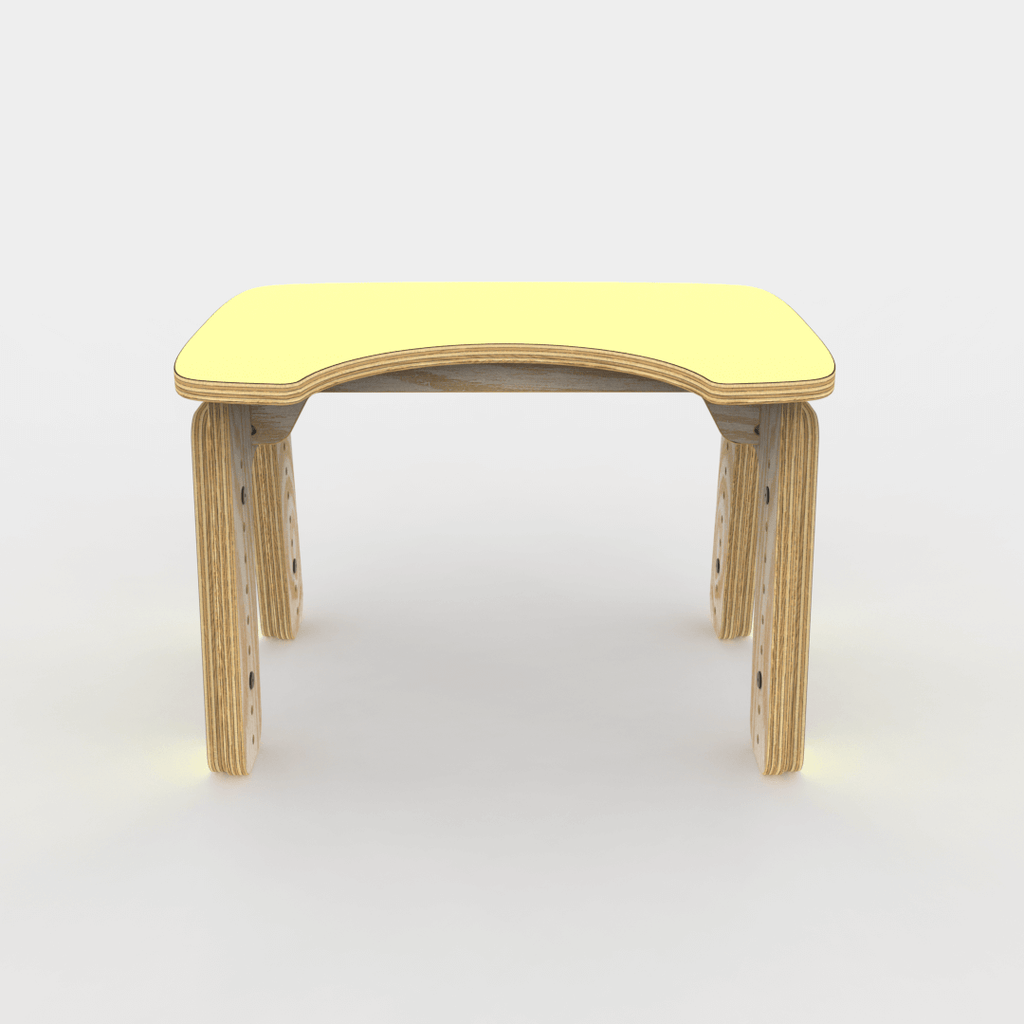 Mesa infantil reni escotadura Amarillo