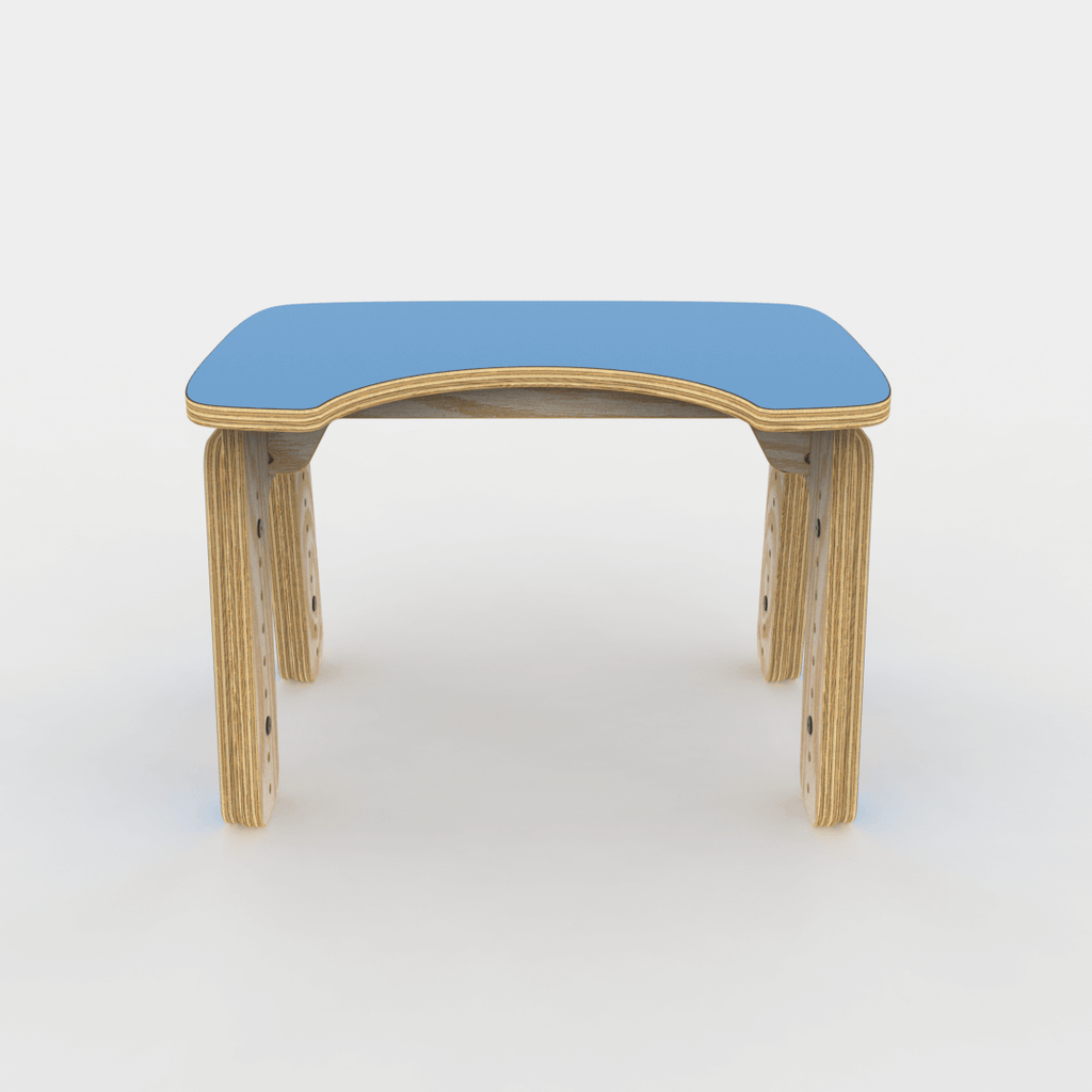 Mesa infantil reni escotadura Azul