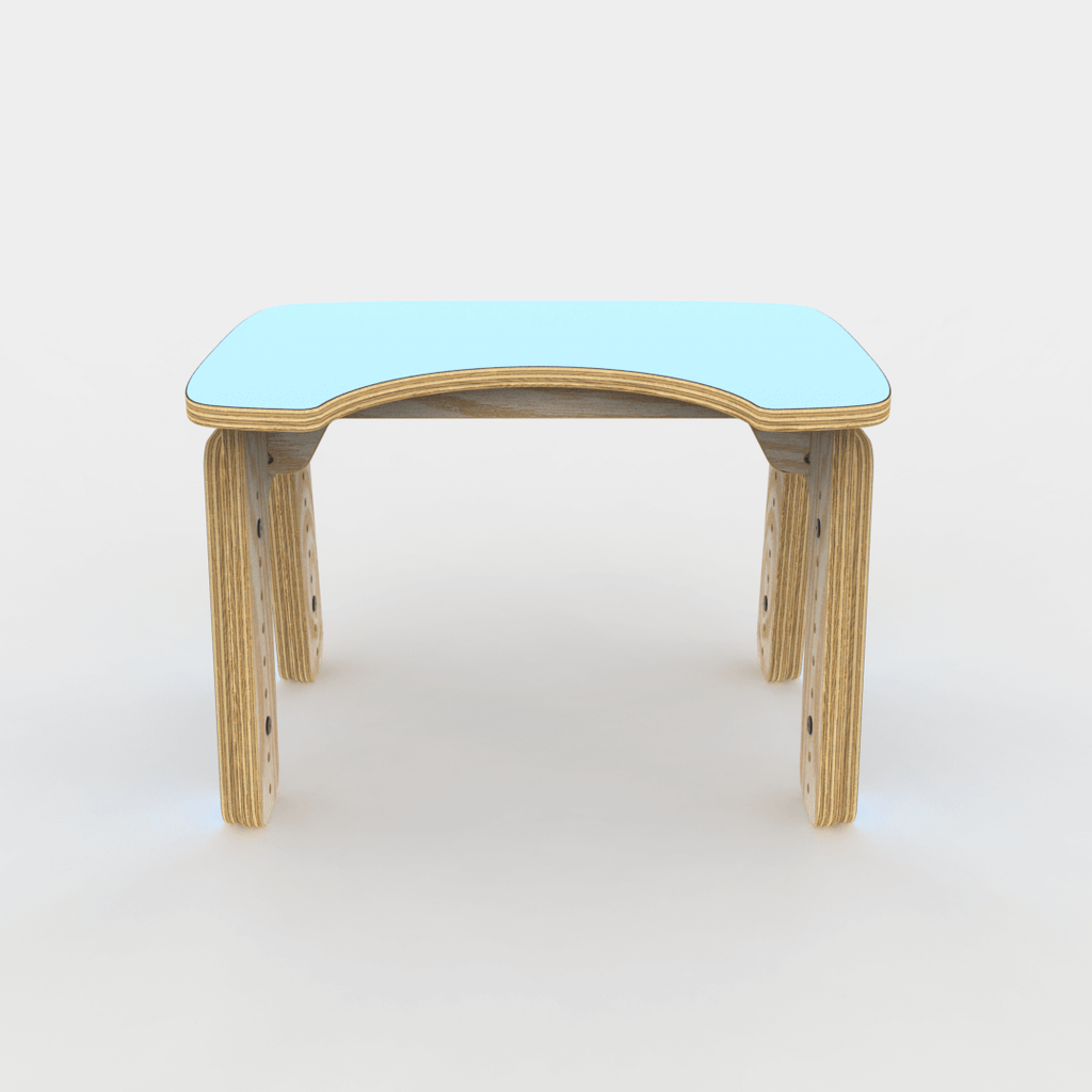 Mesa infantil reni escotadura celeste