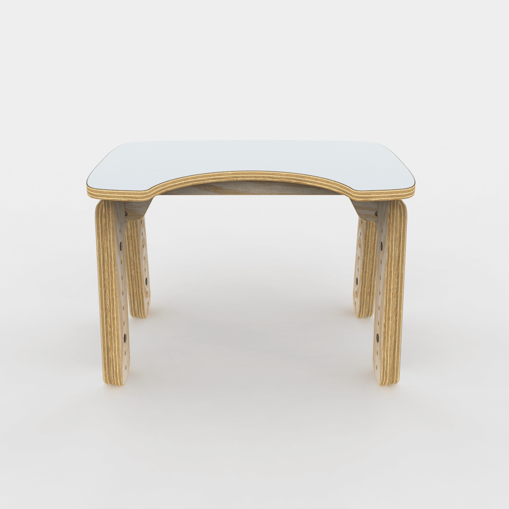 Mesa infantil reni escotadura gris