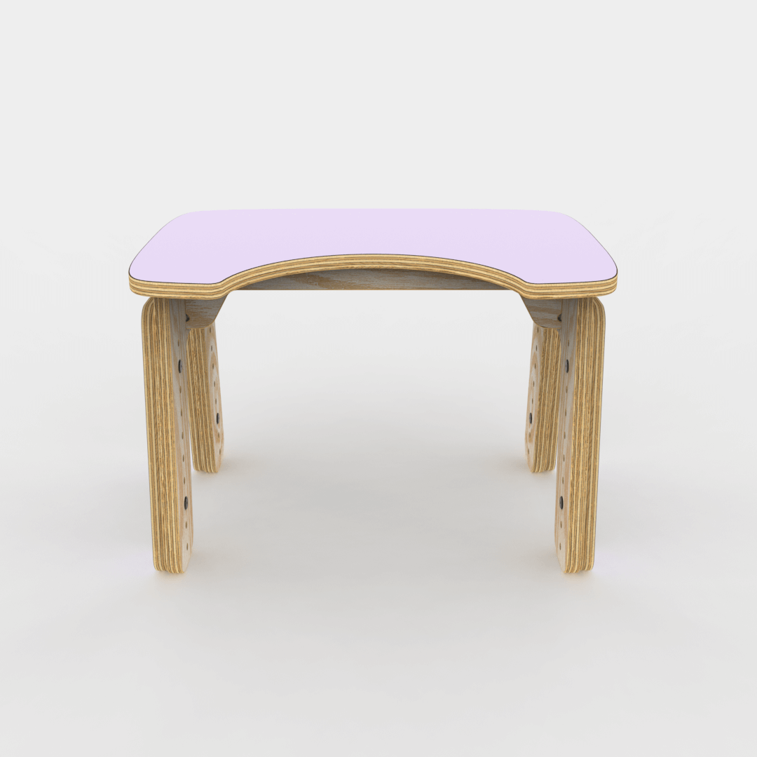 Mesa infantil reni escotadura Uva