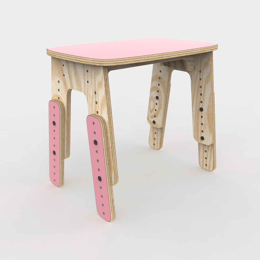 Mesa infantil Reni rosa