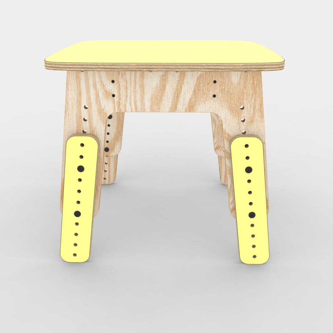 Mesa infantil Reni XL amarillo