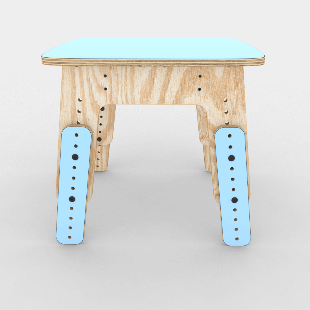 Mesa infantil Reni XL celeste