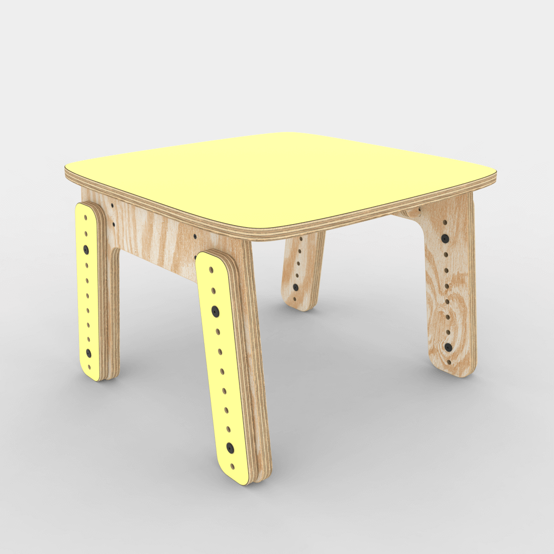 Mesa infantil Reni XL amarillo