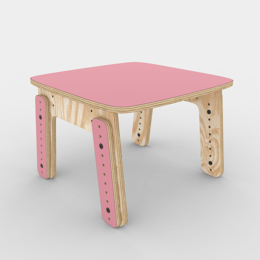 Mesa infantil Reni XL rosa