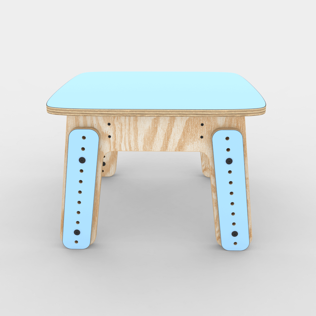 Mesa infantil Reni XL celeste