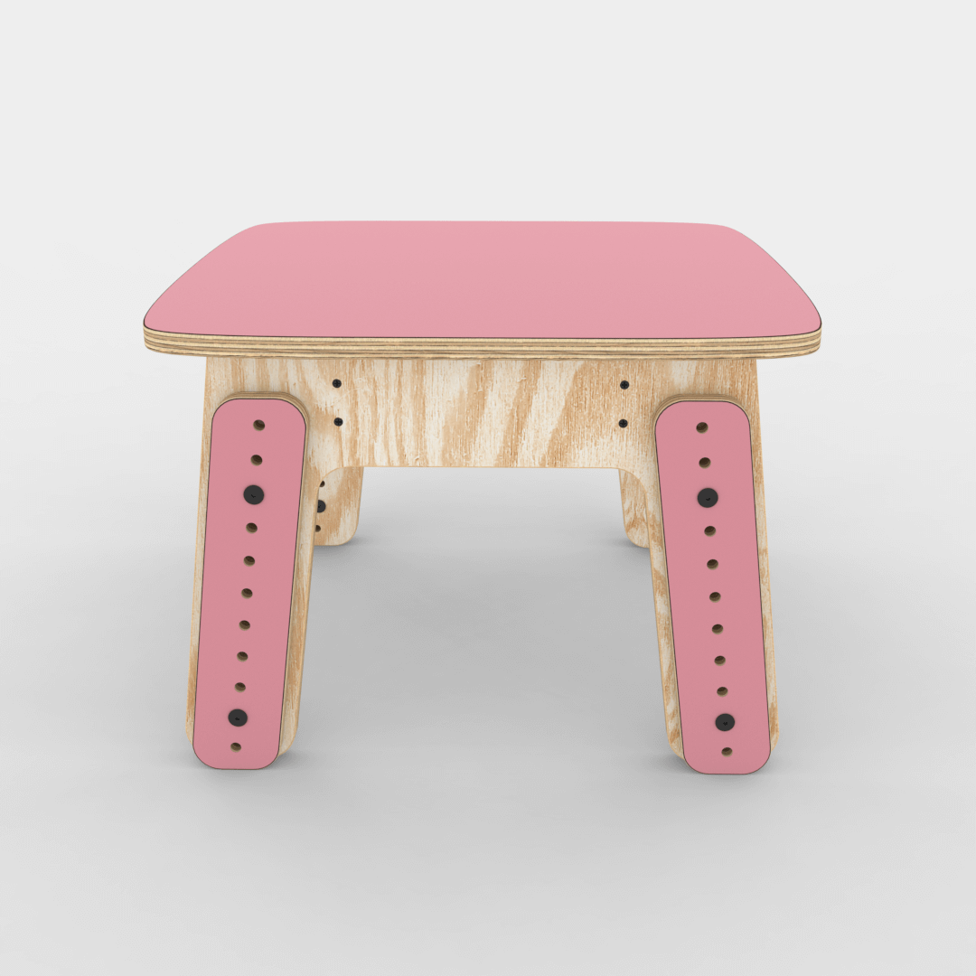 Mesa infantil Reni XL rosa