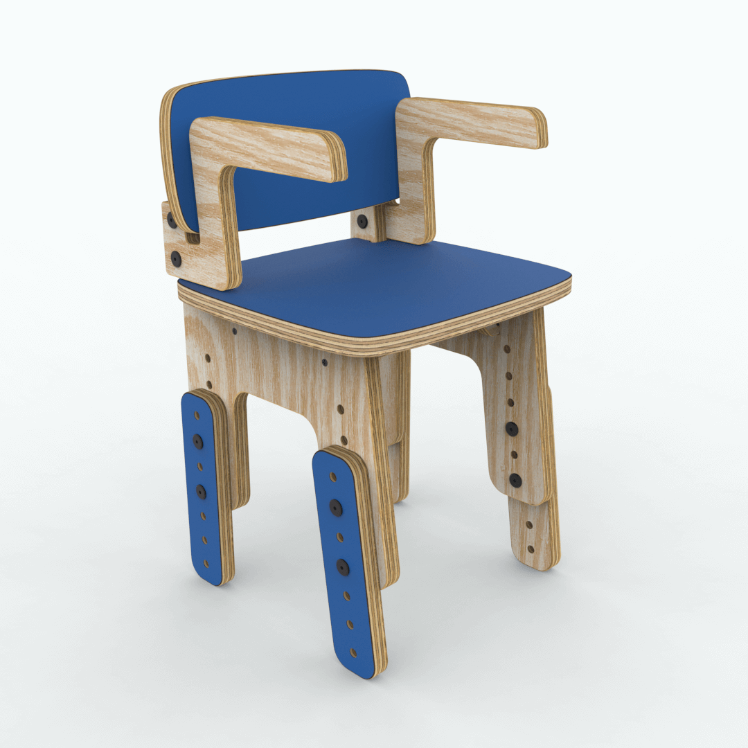 Silla reni con apoya brazos