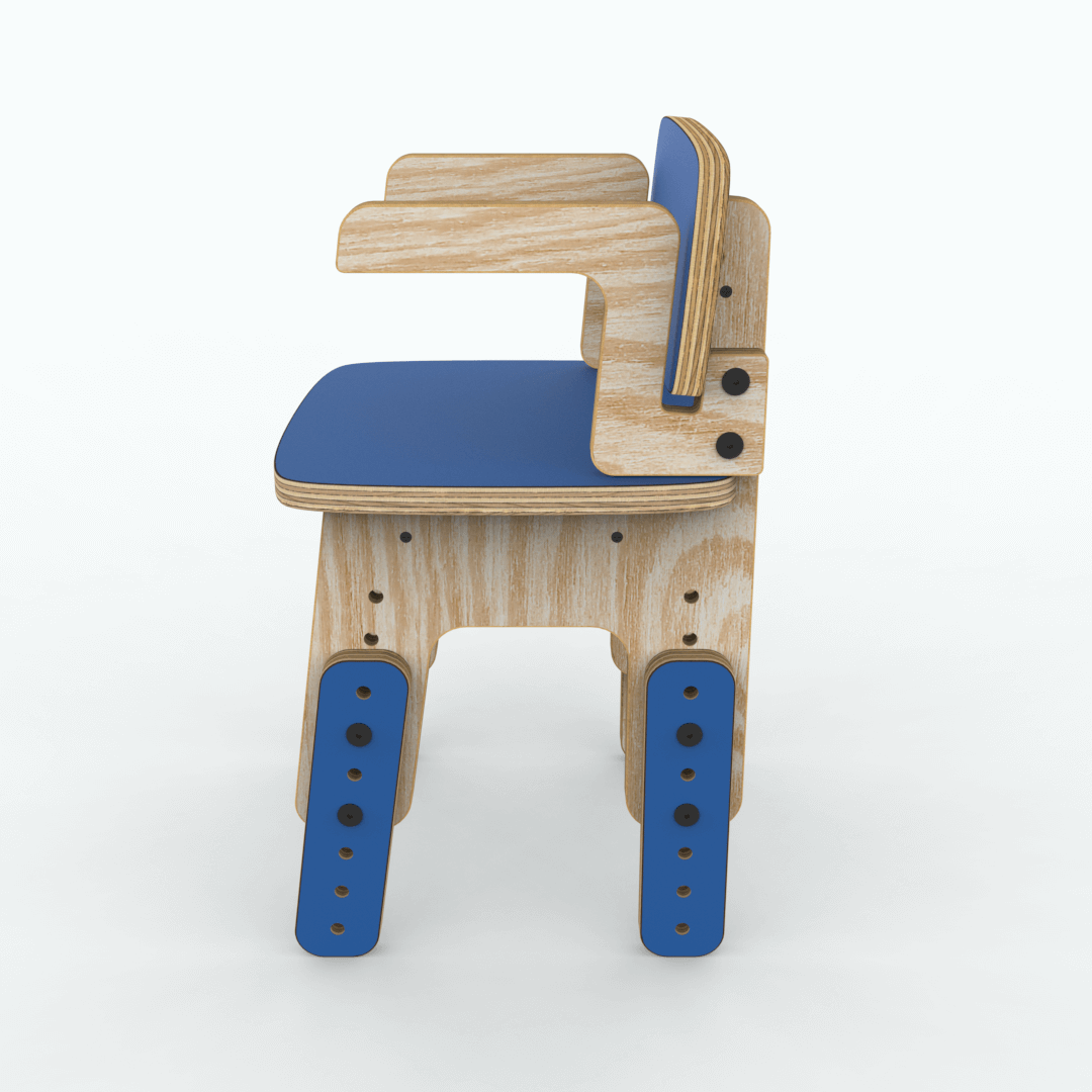 Silla reni con apoya brazos