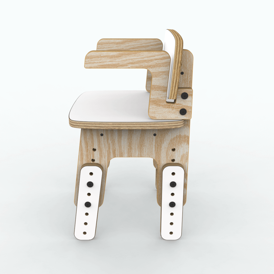 Silla reni con apoya brazos