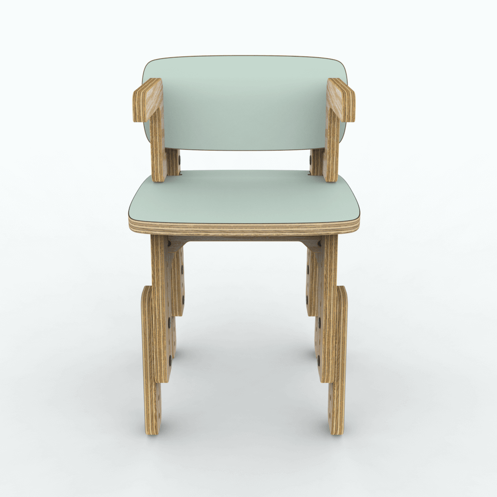 Silla reni con apoya brazos