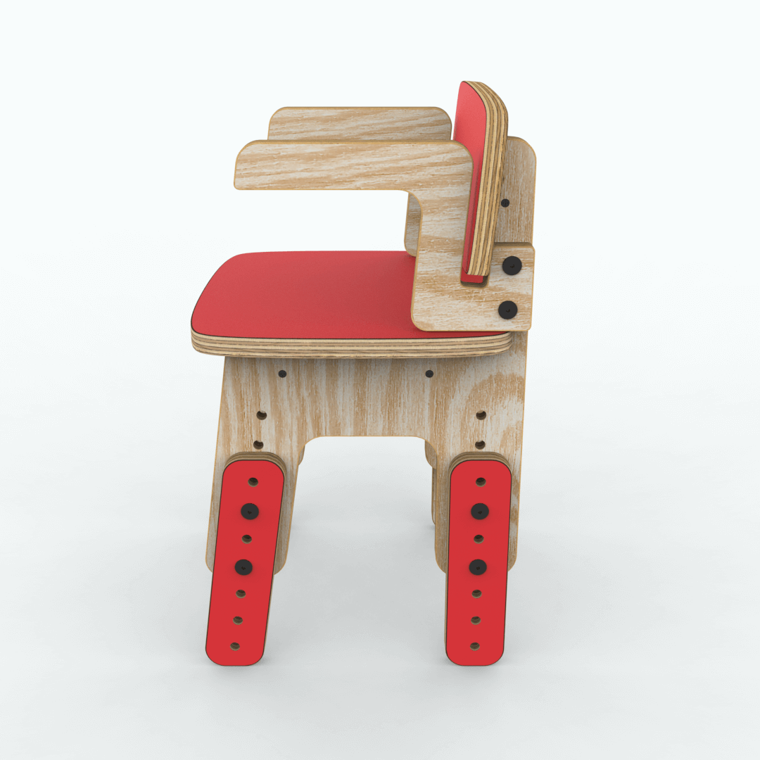 Silla reni con apoya brazos