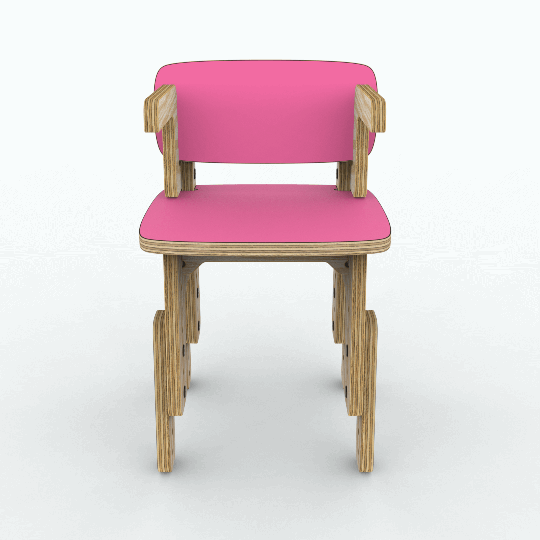 Silla reni con apoya brazos