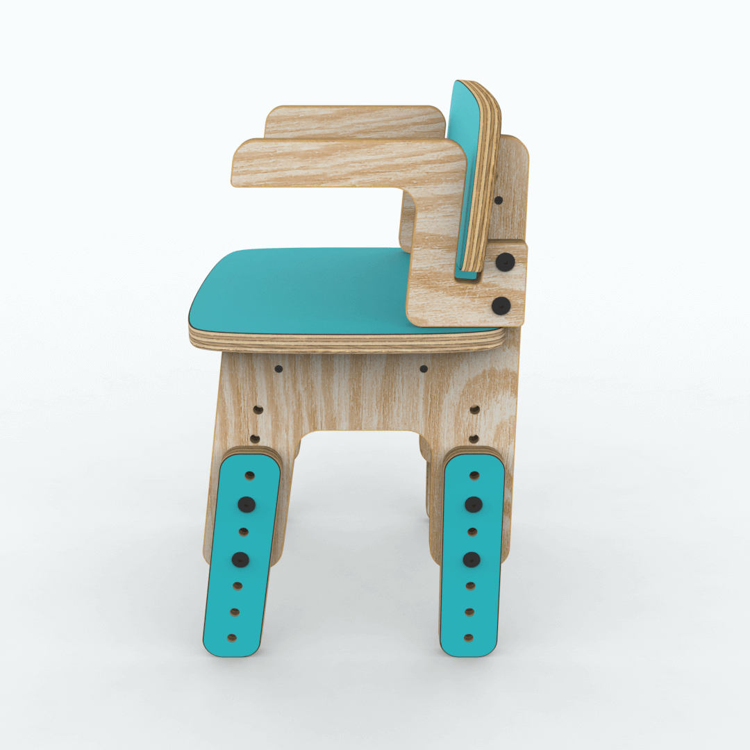 Silla reni con apoya brazos