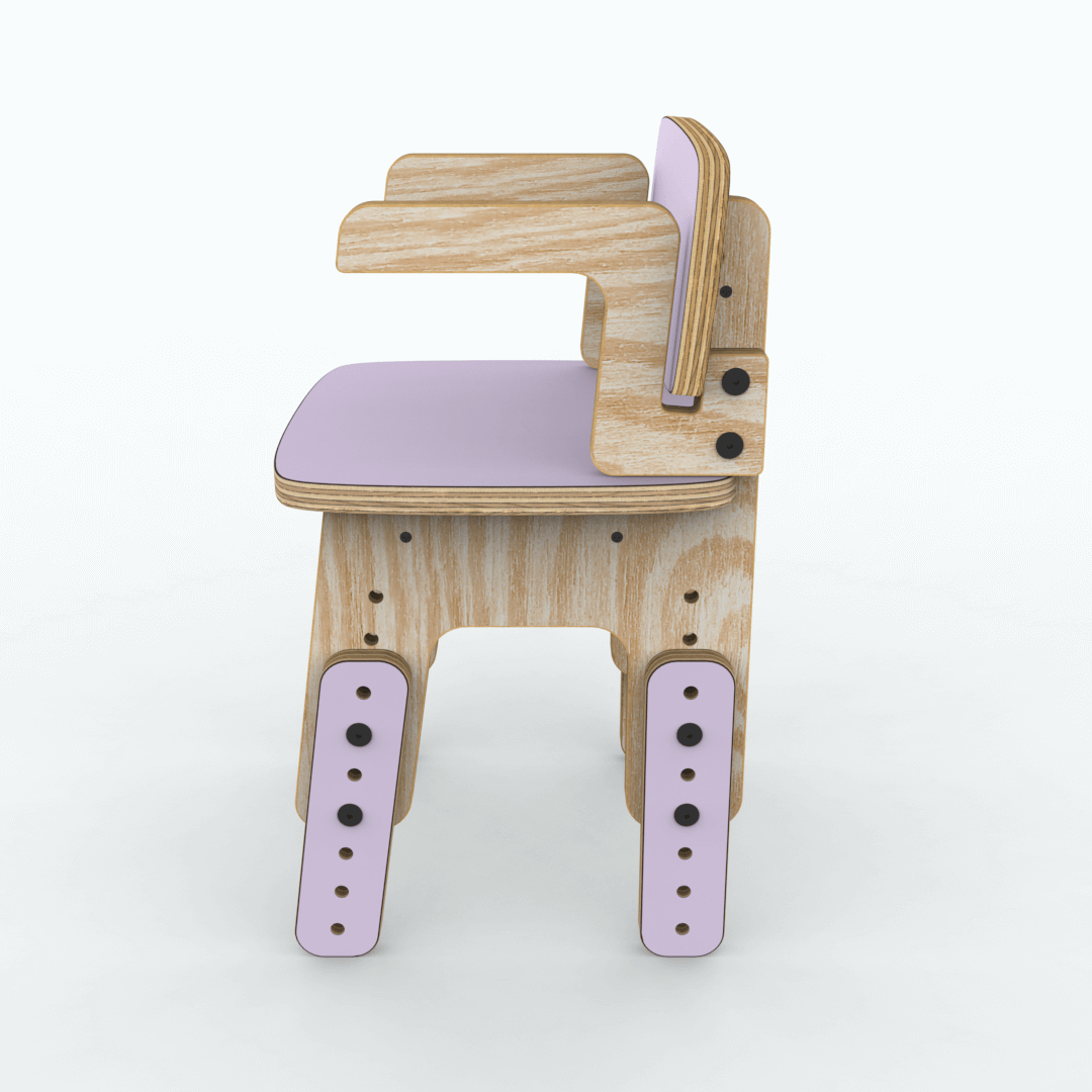 Silla reni con apoya brazos