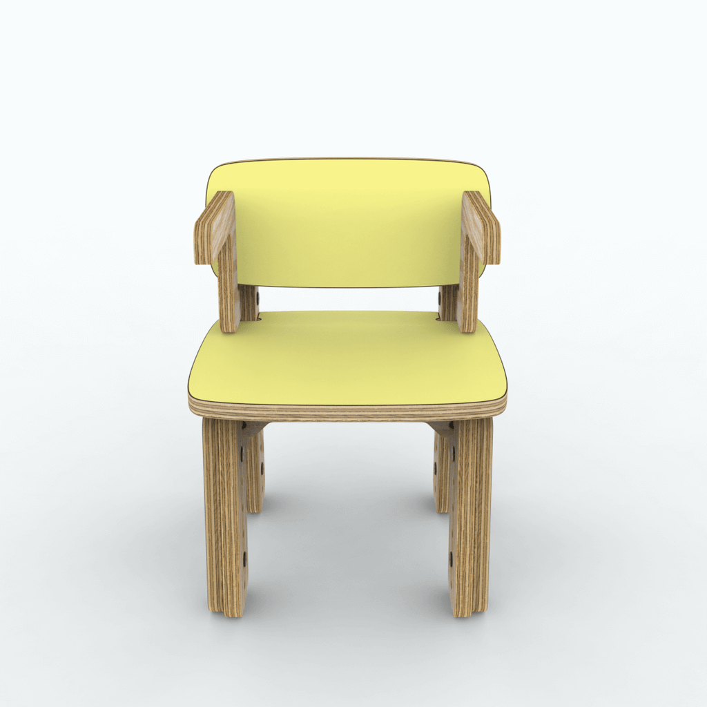 Silla reni con apoya brazos