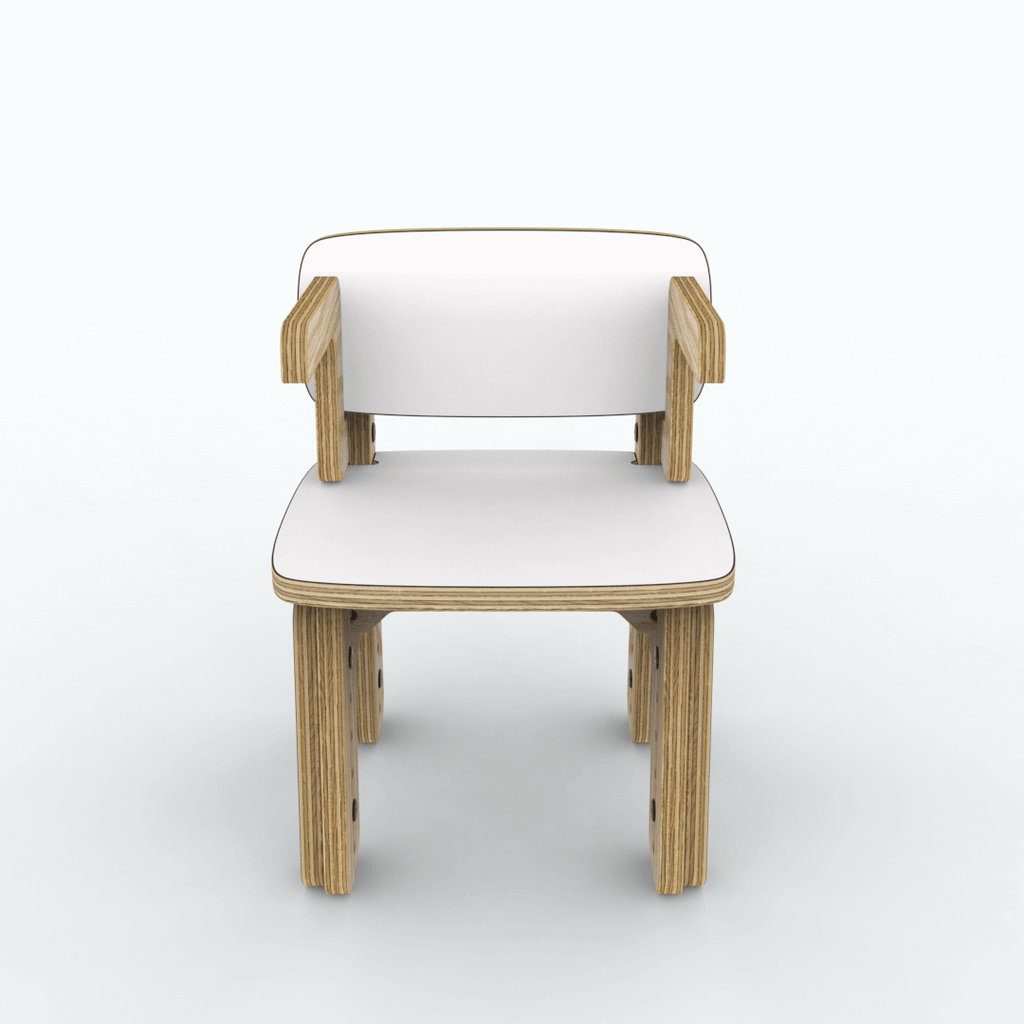 Silla reni con apoya brazos