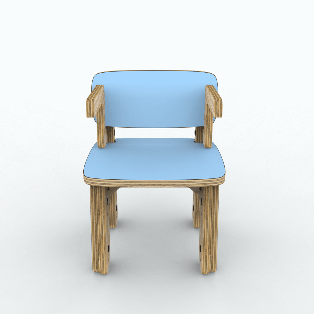 Silla reni con apoya brazos