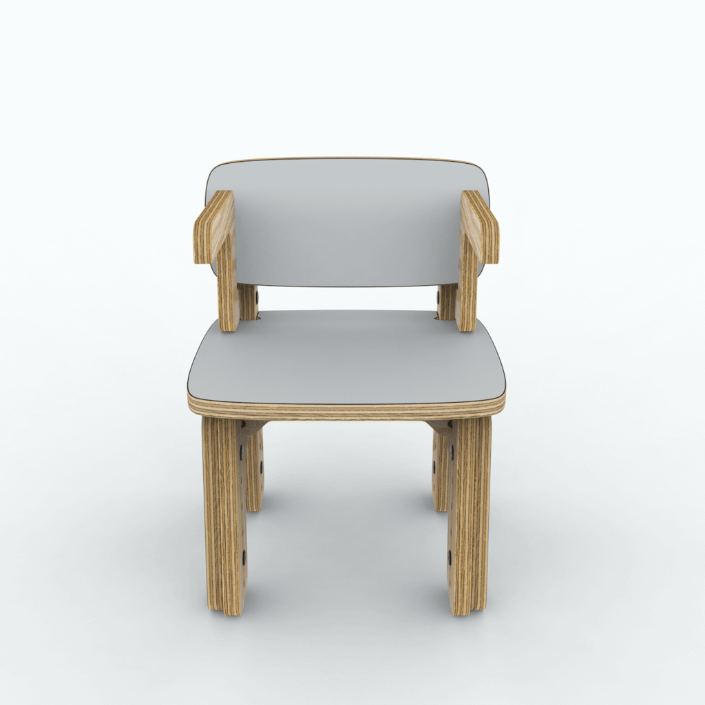 Silla reni con apoya brazos