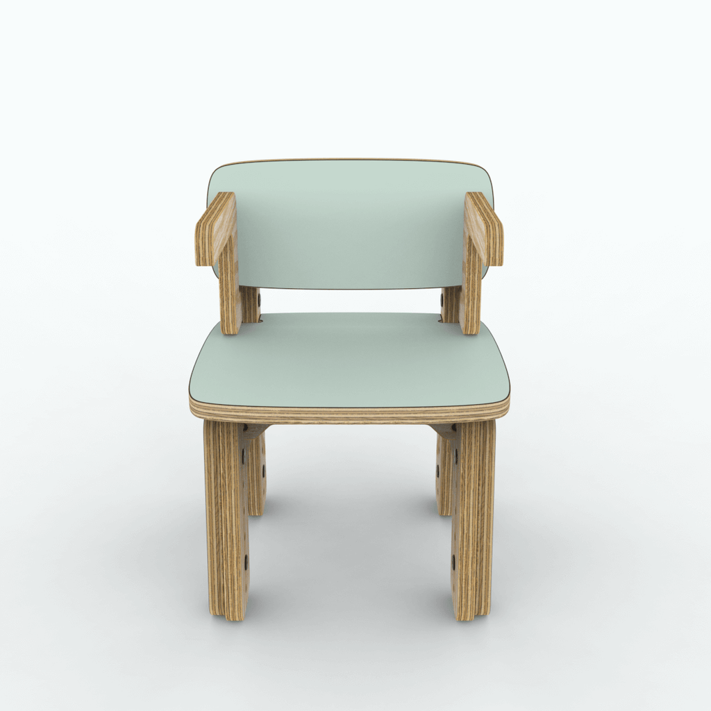 Silla reni con apoya brazos