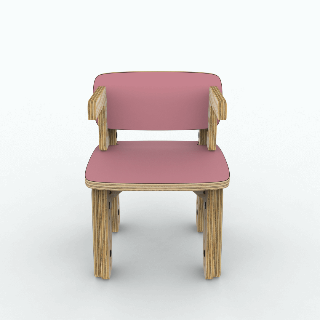 Silla reni con apoya brazos