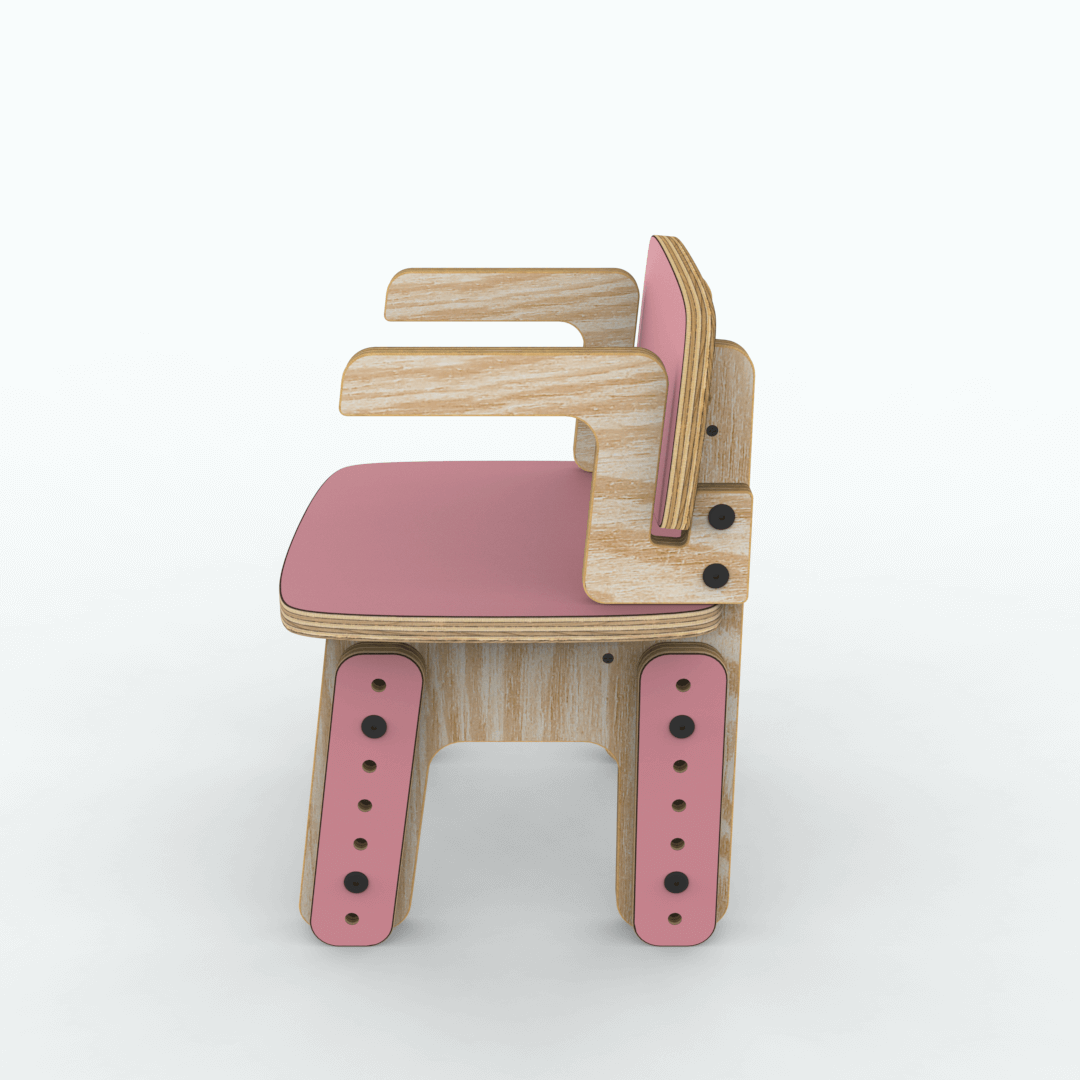 Silla reni con apoya brazos