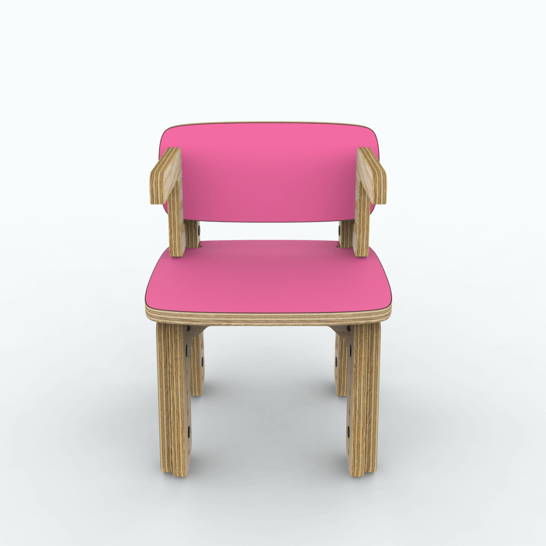 Silla reni con apoya brazos