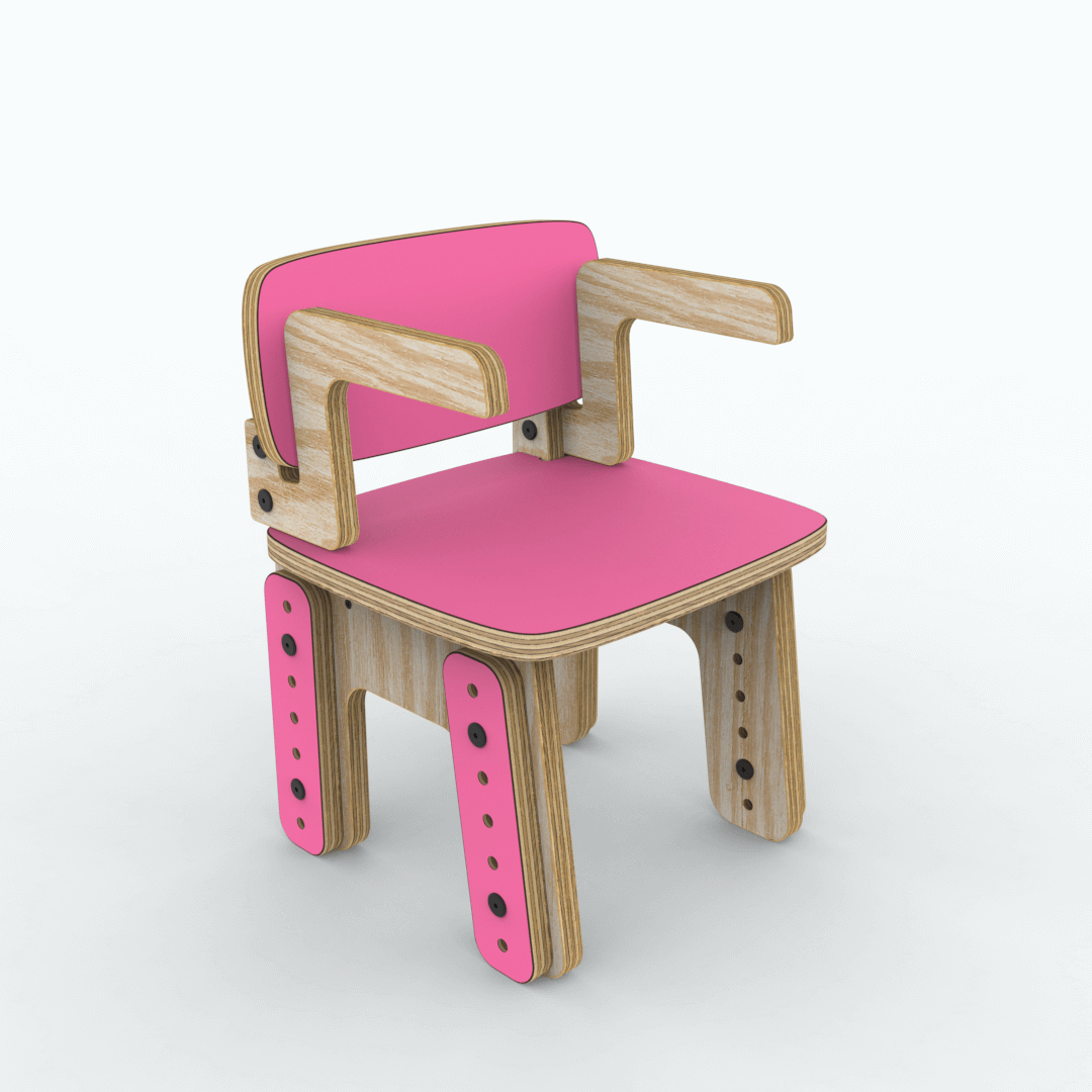 Silla reni con apoya brazos