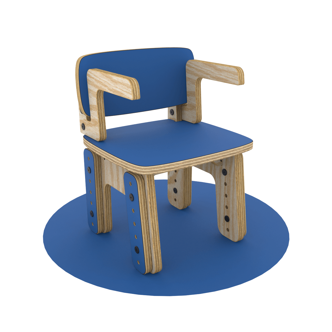 Silla reni con apoya brazos