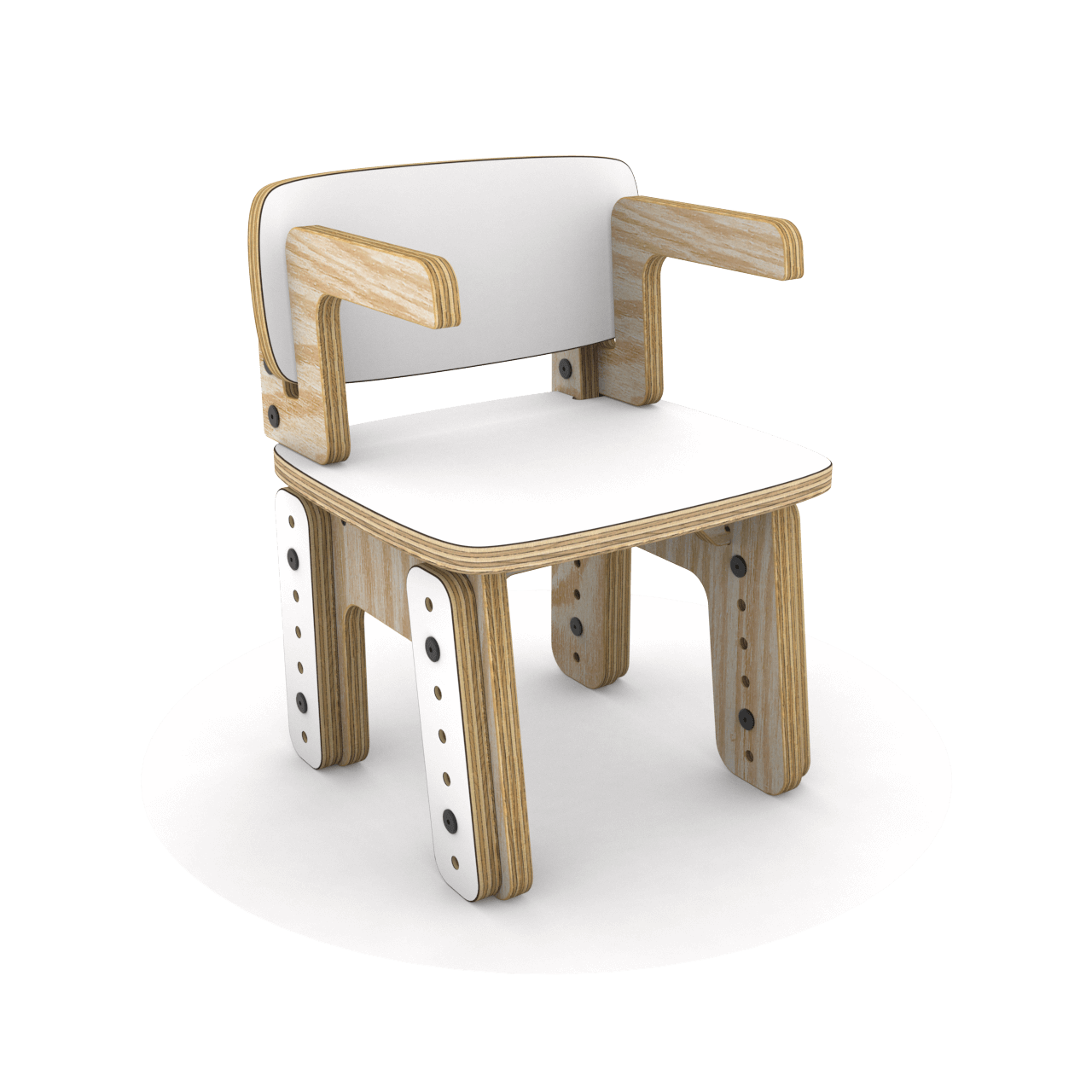 Silla reni con apoya brazos