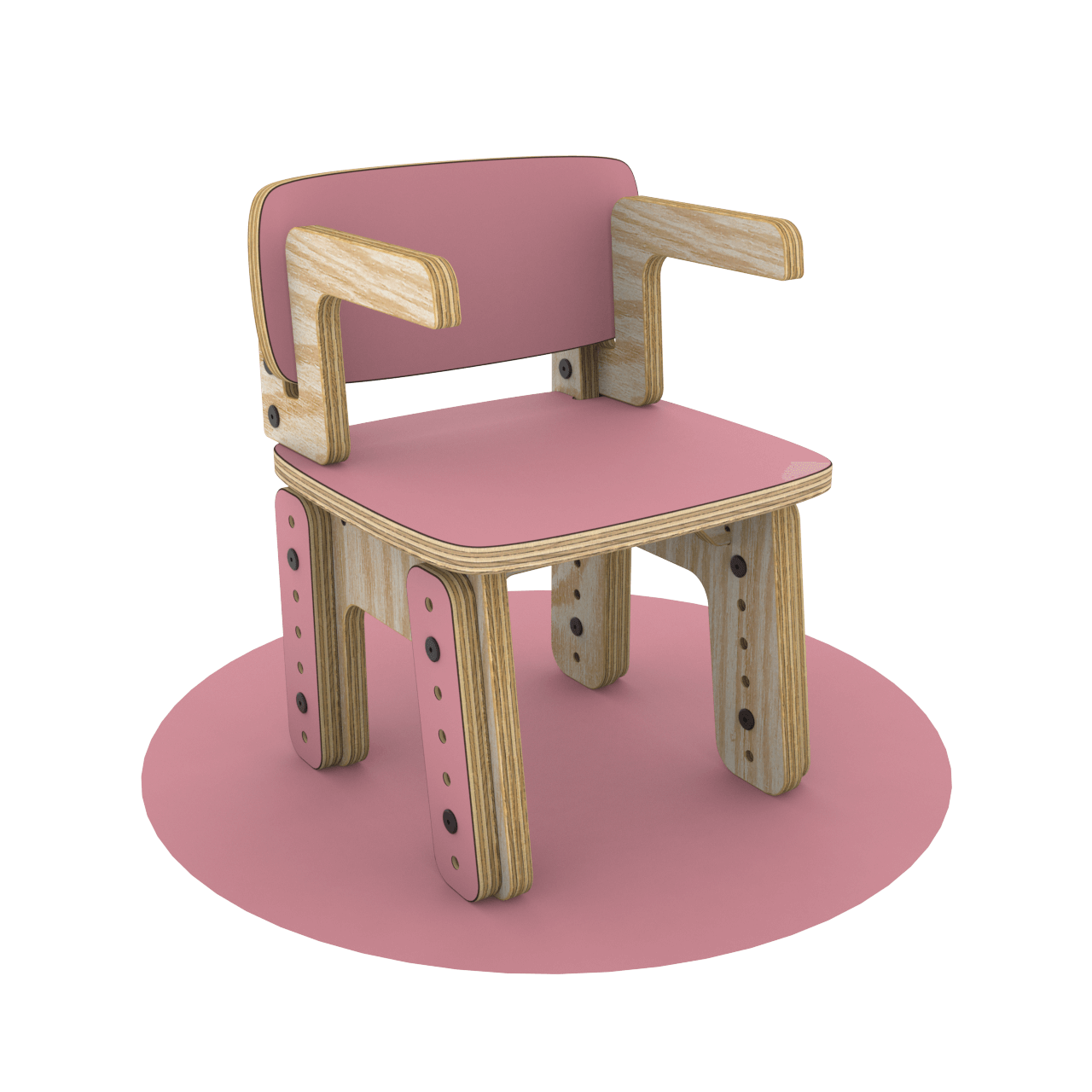 Silla reni con apoya brazos