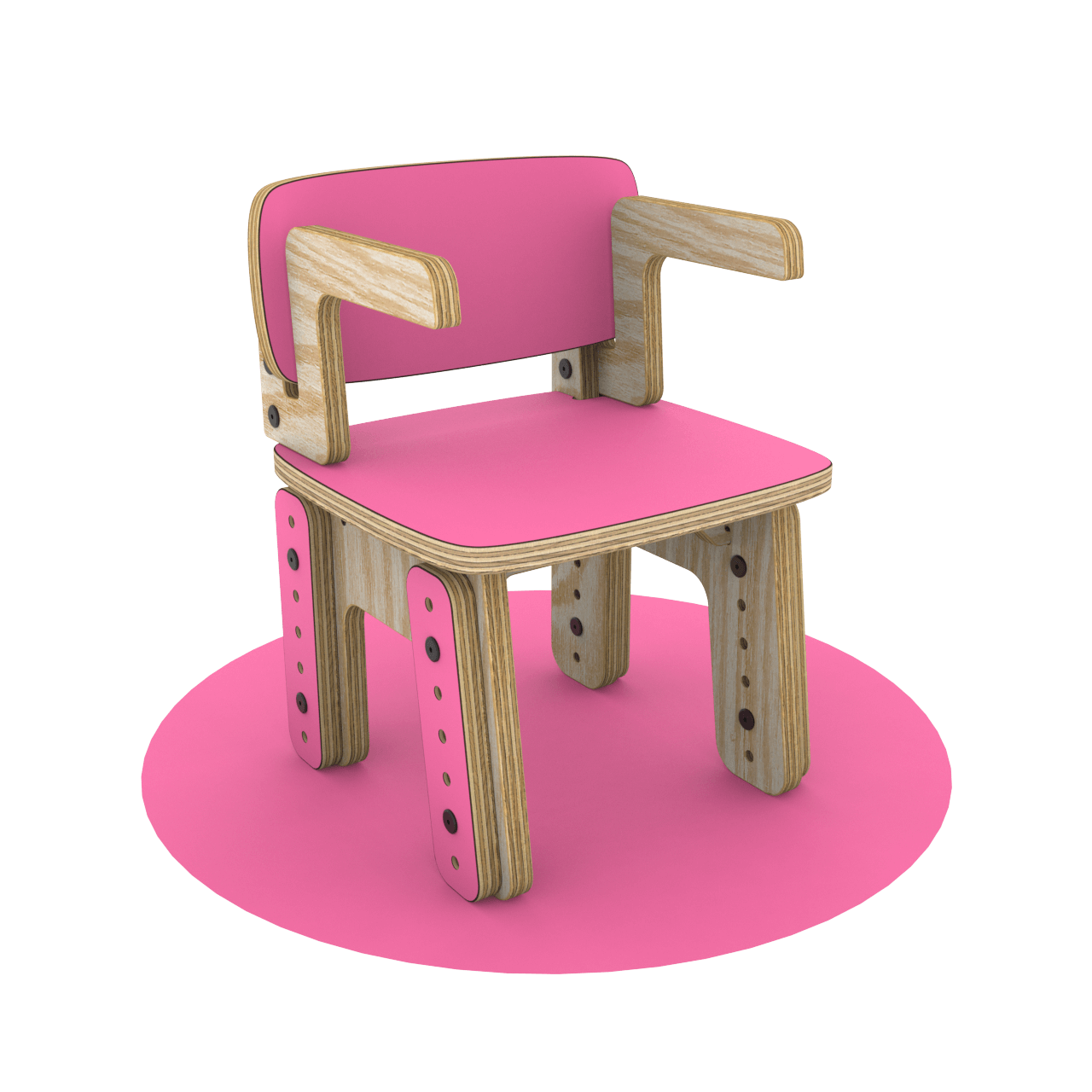 Silla reni con apoya brazos