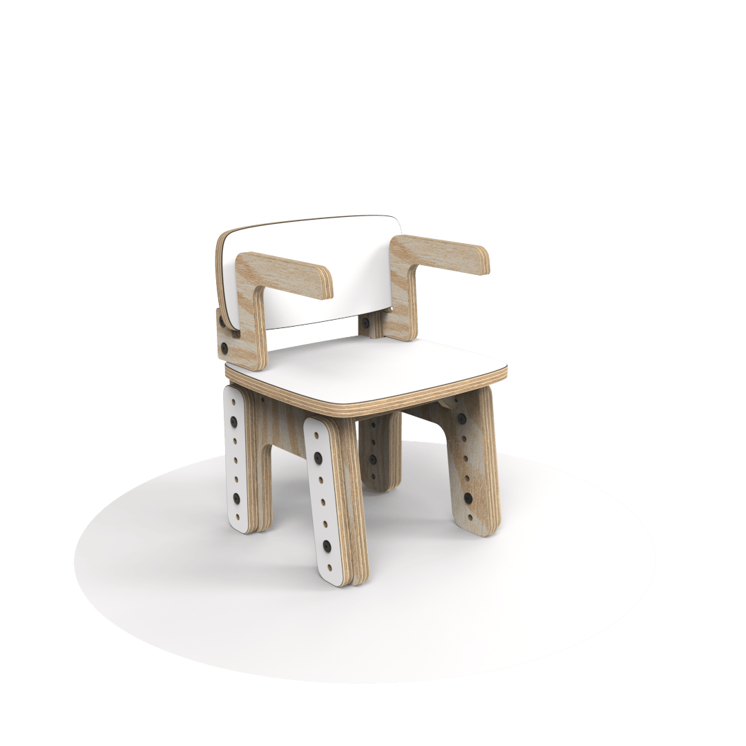 Silla reni con apoya brazos
