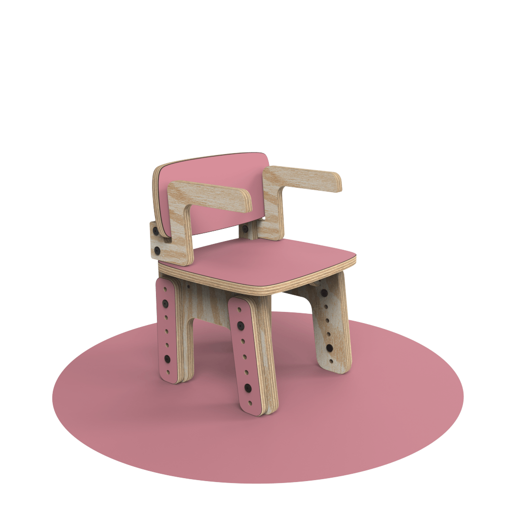 Silla reni con apoya brazos