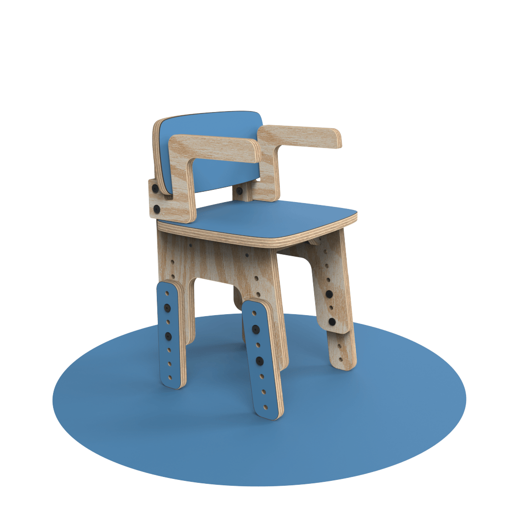 Silla reni con apoya brazos
