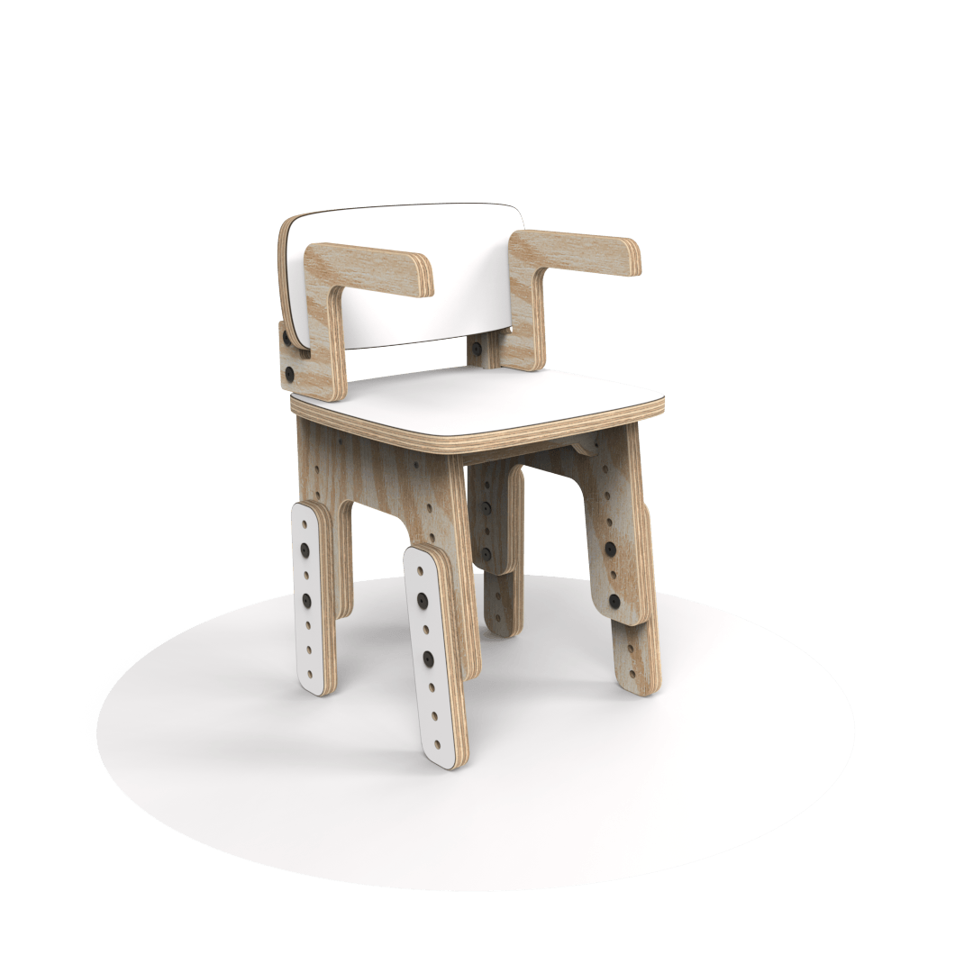 Silla reni con apoya brazos