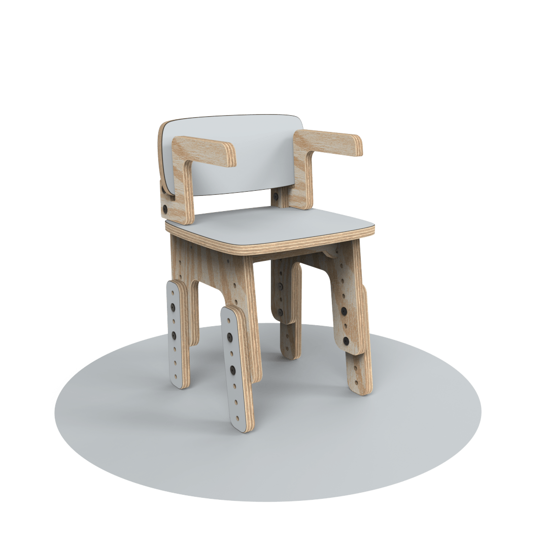 Silla reni con apoya brazos