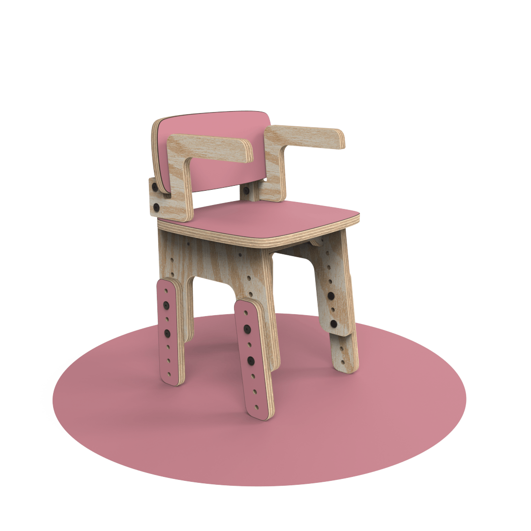 Silla reni con apoya brazos