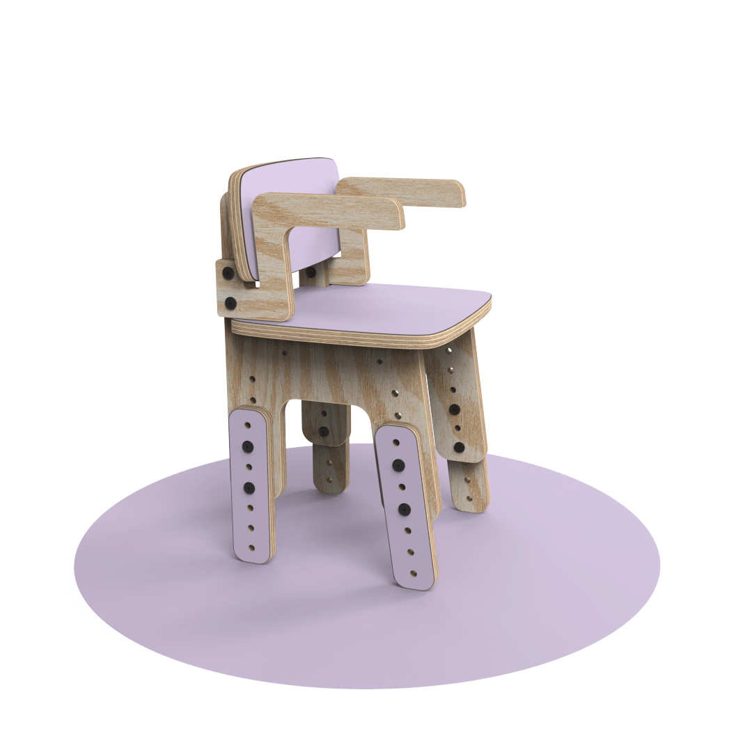Silla reni con apoya brazos