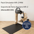 Pack Simulador Plegable WR-2 MINI + Soporte freno de mano WR-2