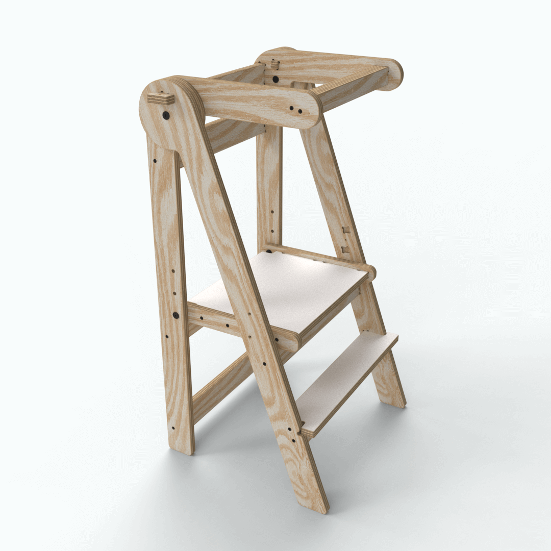 Torre de Aprendizaje Plegable Montessori